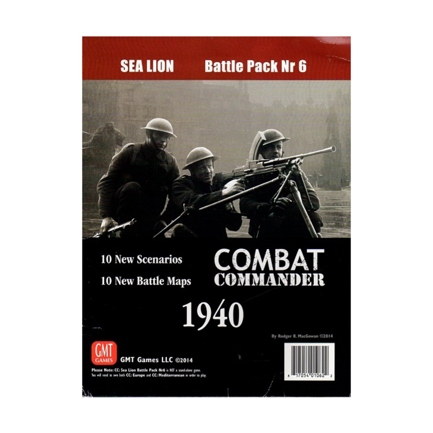 GMT Combat Commander GMT Games Battle Pack #6 – Sea Lion (1st Ed) Bag VG/NM