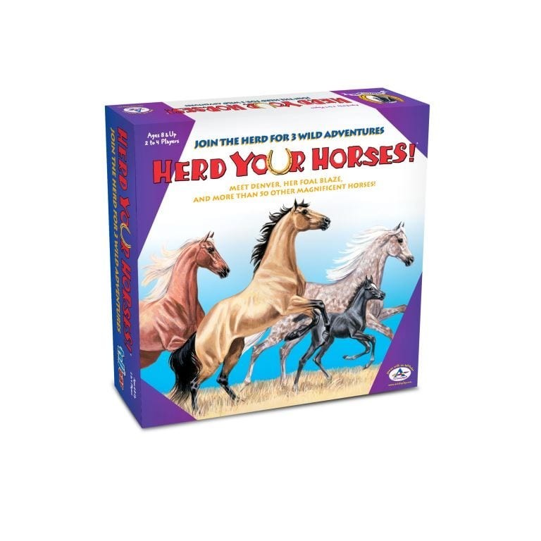 Herd Your Horses Game – Thrill of a Wild Horse Round-Up 2-4 Players