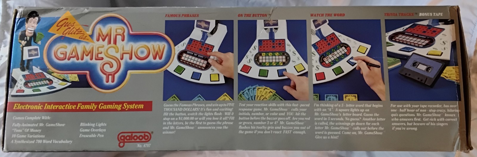 Gus Glitz is Mr game show – Electronic – TESTED – Gently Used/ Unopened Pieces