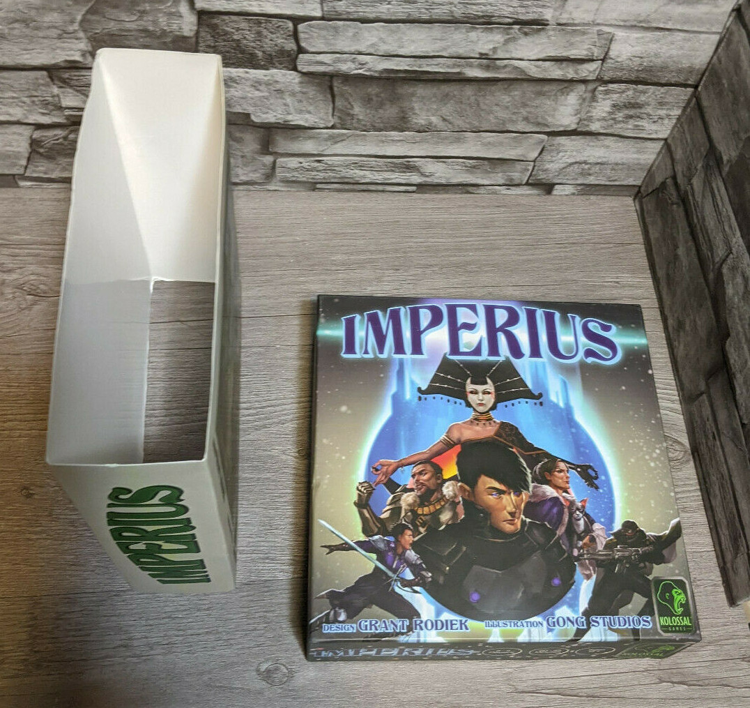 Grant Rodiek Imperius Board Game, Complete Never Played Kolossal Games