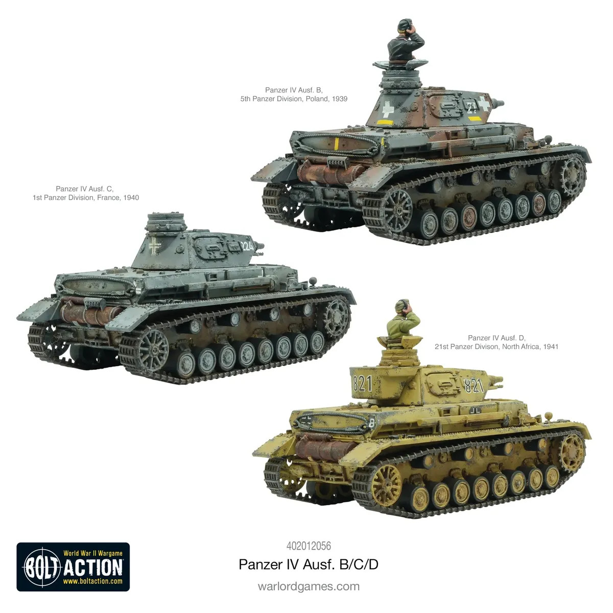 Bolt Action: Panzer IV Ausf. B/C/D