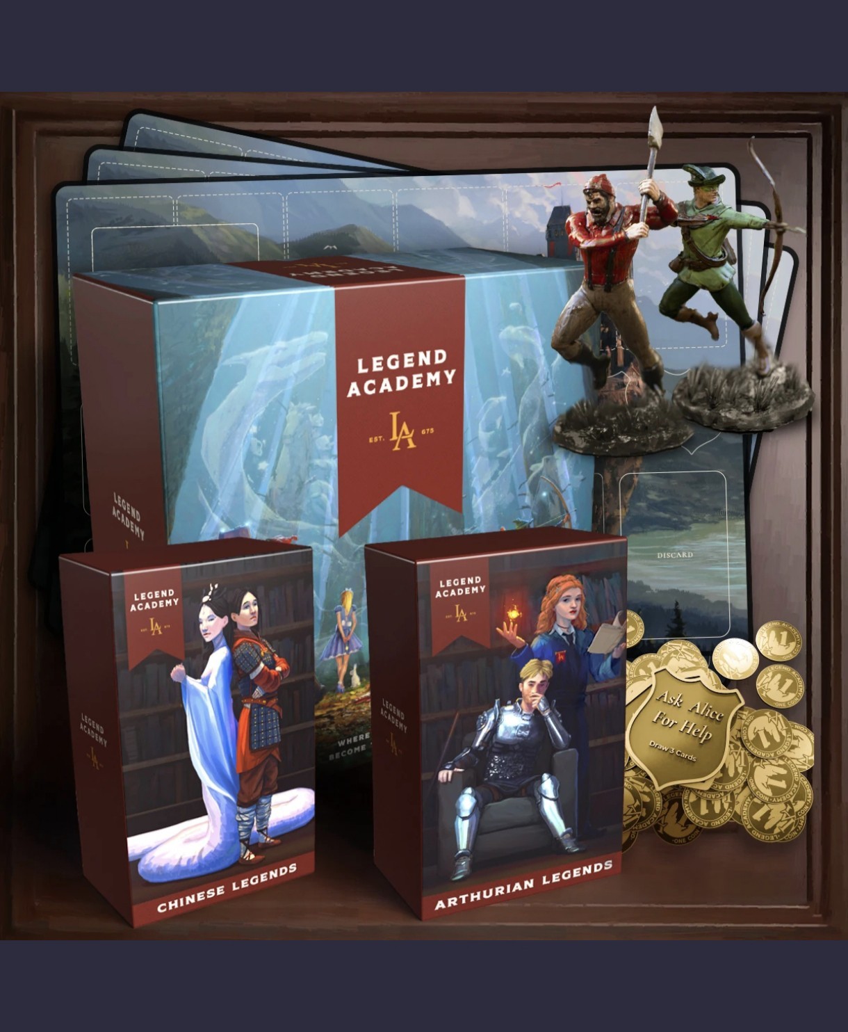 Legend Academy All-In Bundle by El Dorado Games + PrePainted / CIB