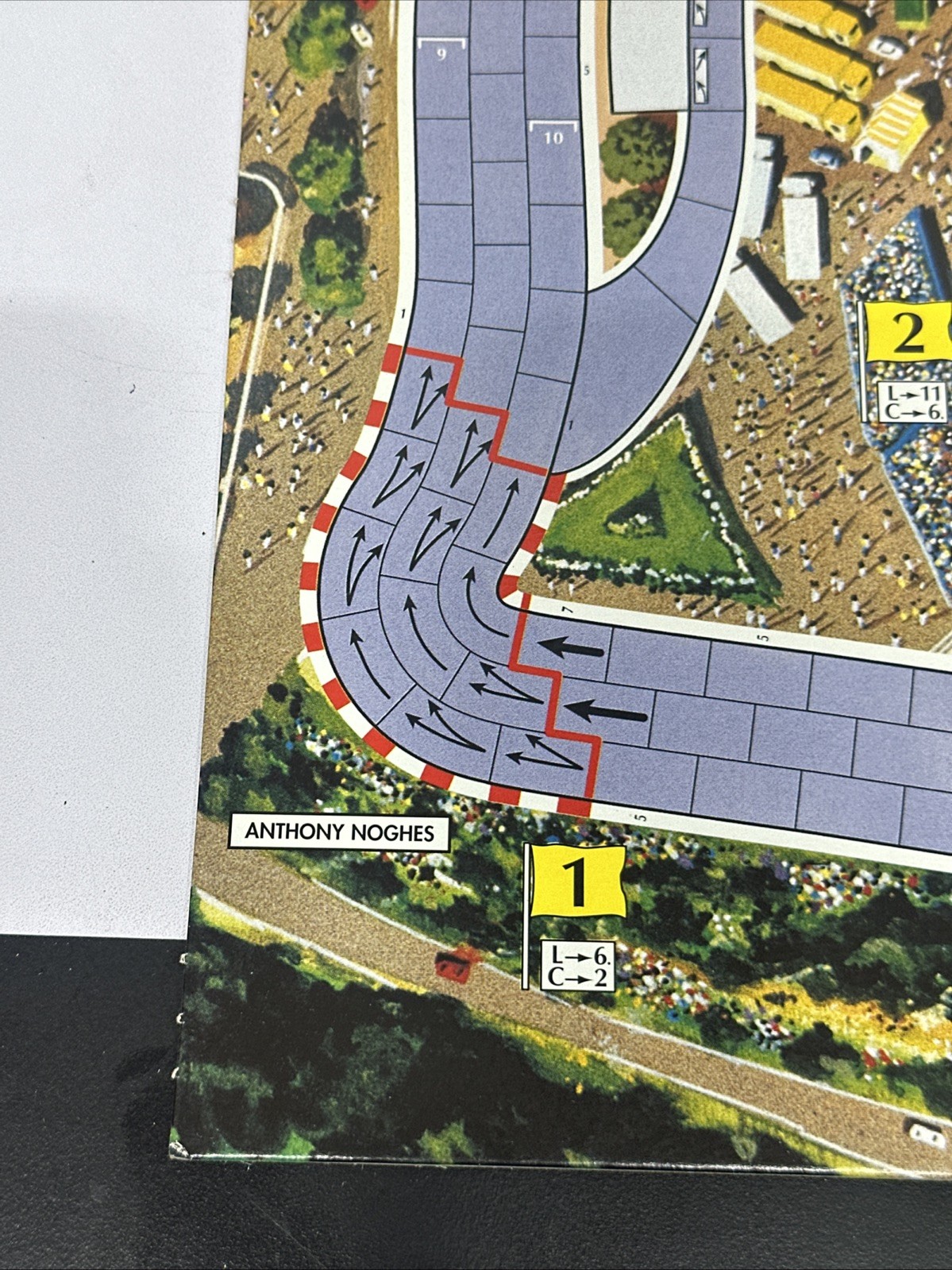 FORMULA DE Map Track Base Game Boards MONACO/ZANDVOORT #1 Nederland Circuits 1/2
