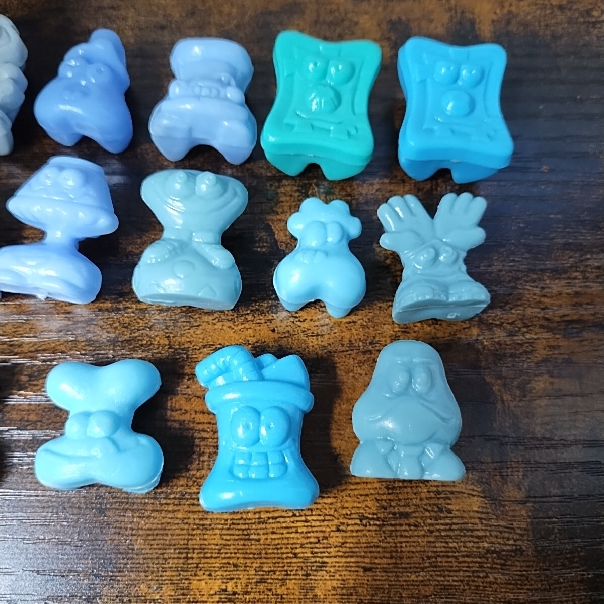 Lot Of (15) Opaque Light Blue Solid Color Crazy Bone GoGos