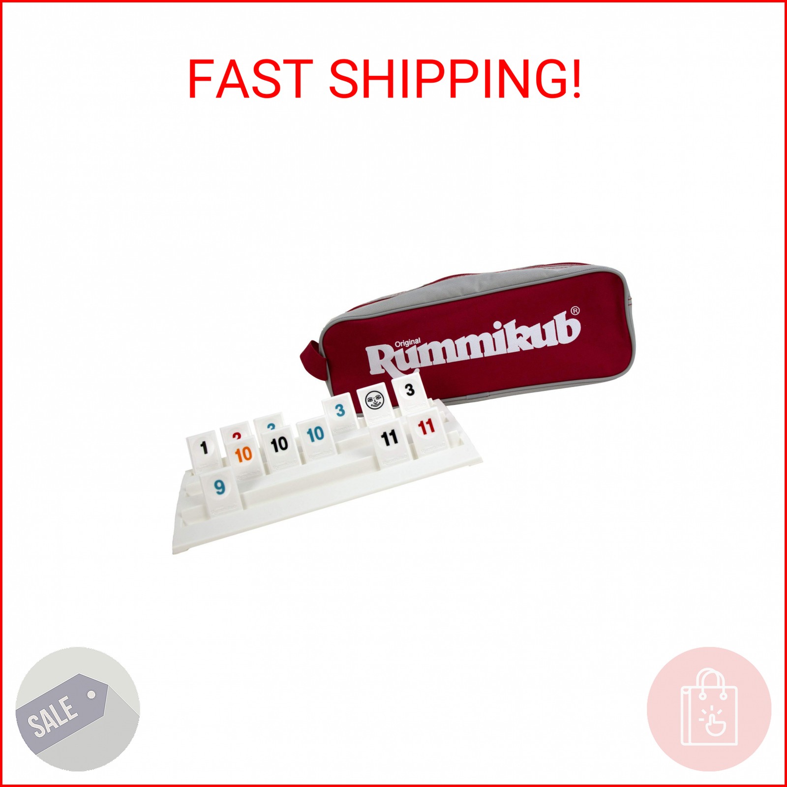 Rummikub – The Complete Original Game With Full-Size Racks and Tiles in a Durabl
