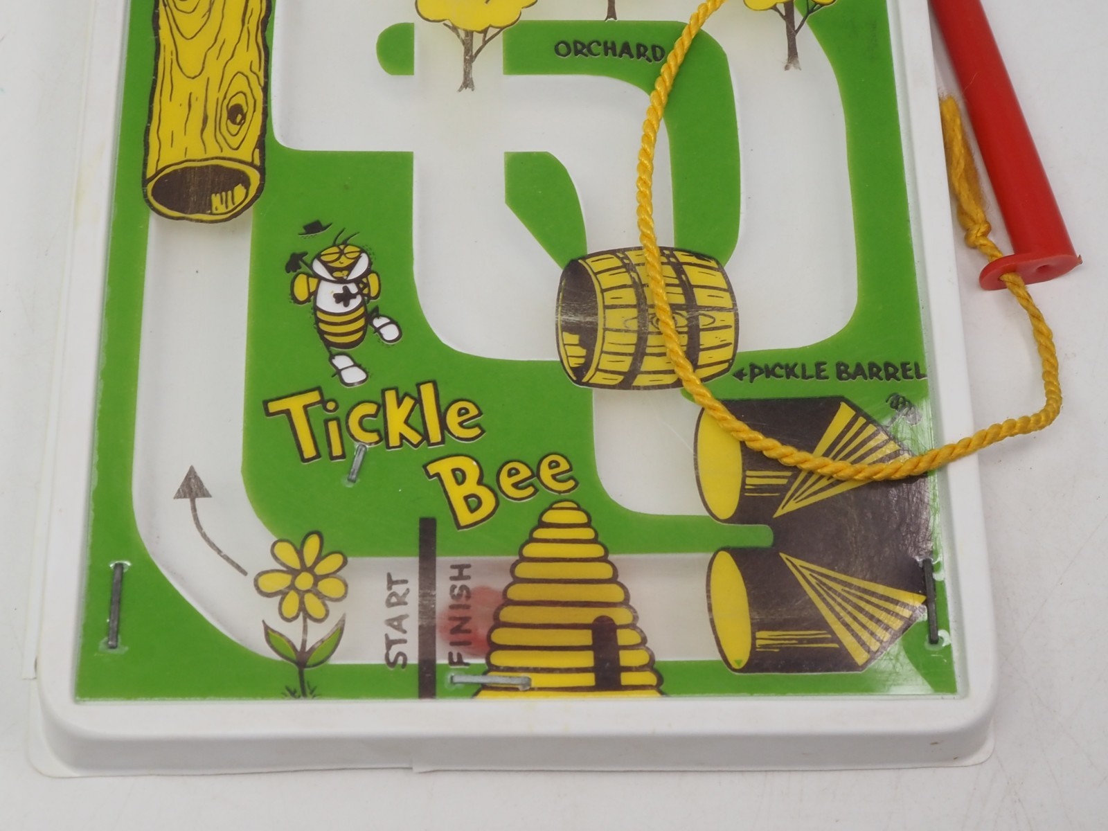 Vintage 1956 Tickle Bee Game Magnetic Maze by Schaper Toys – Complete