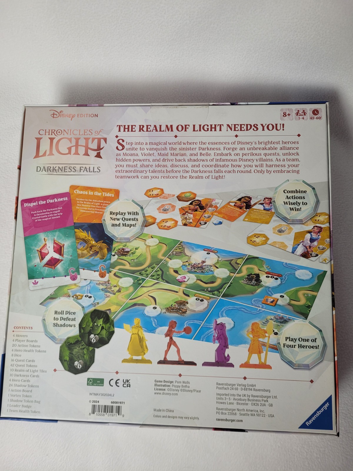 Ravensburger Disney Edition Chronicles of Light Board Game 8+ Years 1-4 Players
