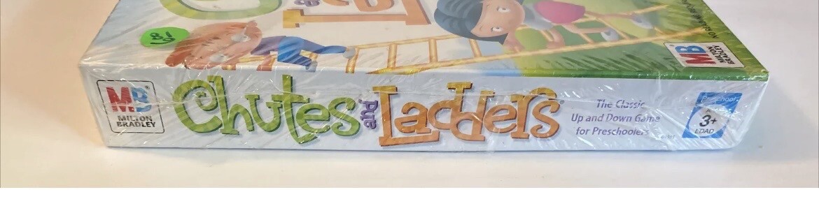 Preschool Chutes & Ladders Board Game Hasbro Milton Bradley 2005 Sealed
