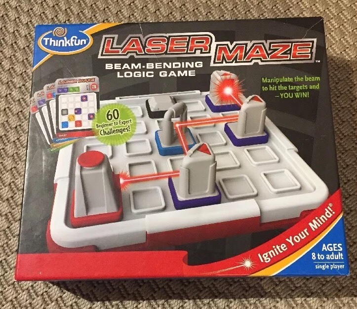Complete-Lazer Maze Beam Bending Logic Game Ignite Your Mind By Thinkfun