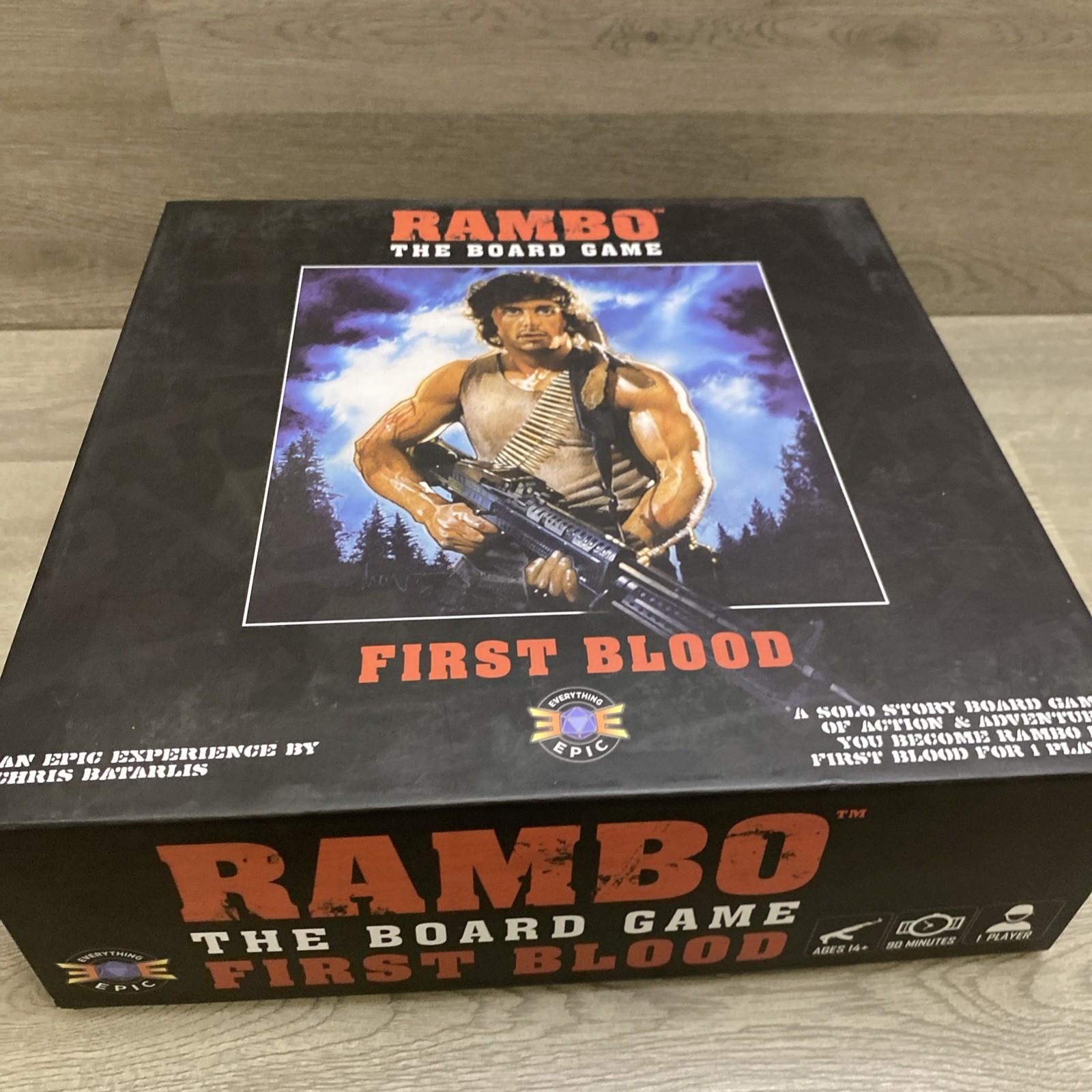Everything Epic Board Game Rambo – The Board Game – First Blood Box EX/NM