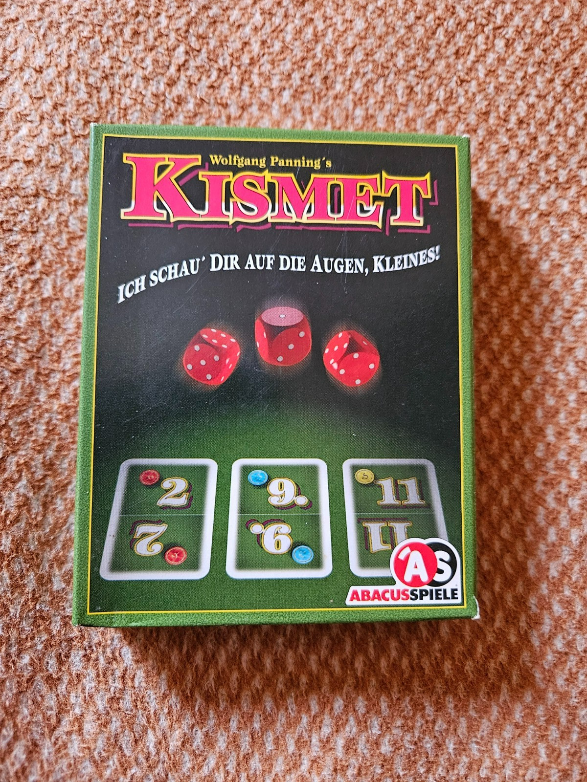 KISMET ++ RARE ++ WOLFGANG PANNING +++ UNPLAYED ++ ABACUS GAMES