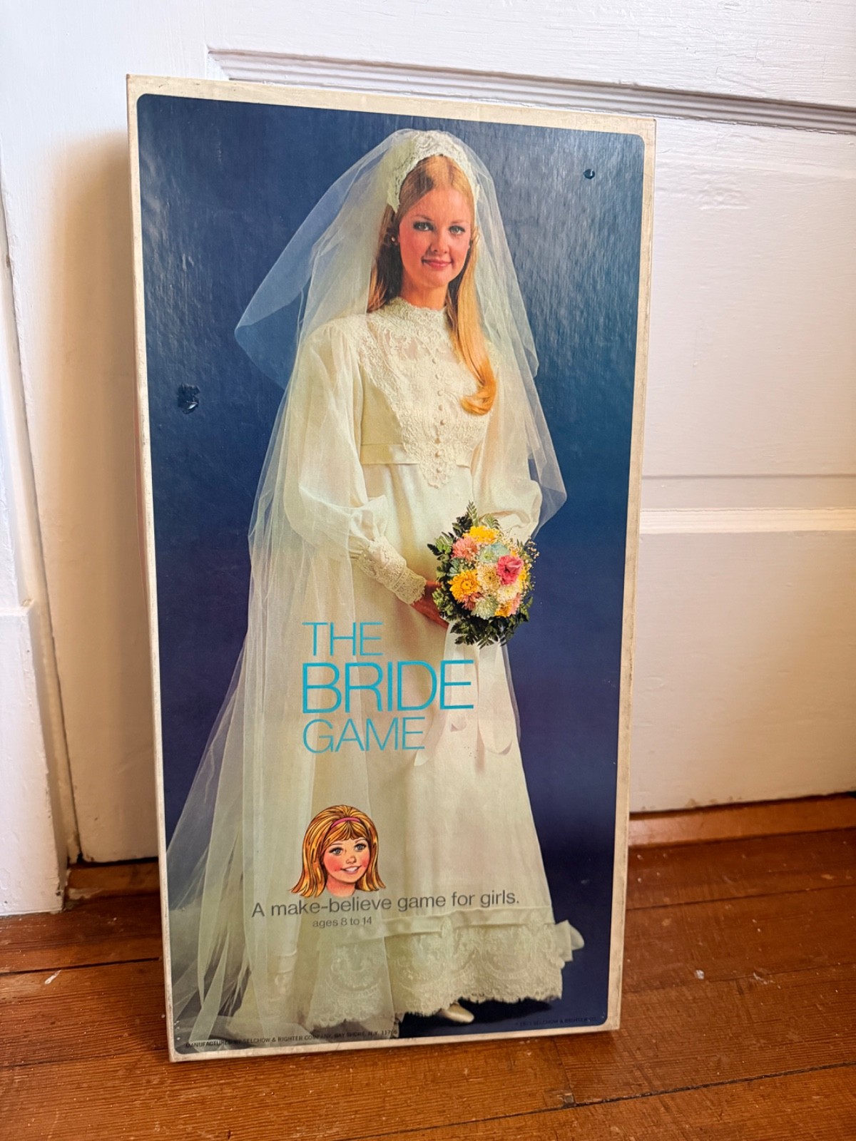 Vintage 1971 The Bride Game Make Believe For Girls Selchow Righter USA COMPLETE