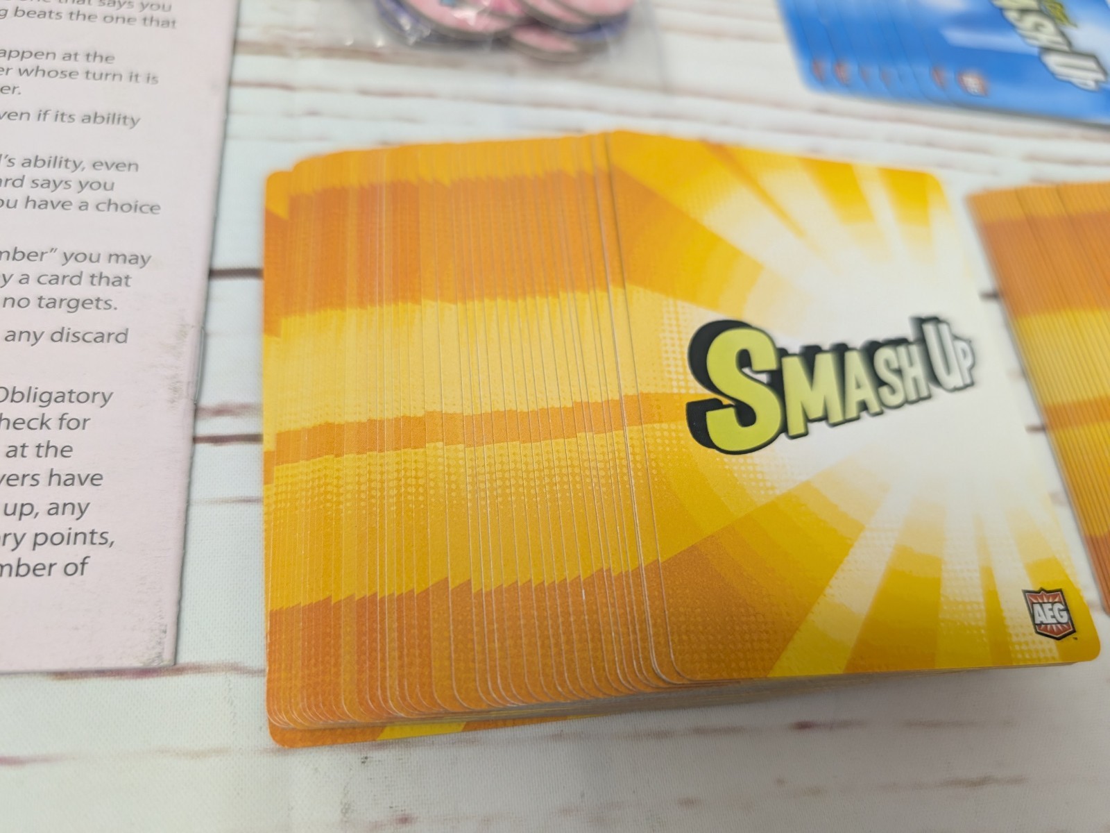 Smash Up Pretty Pretty Expansion Board Card Game AEG *No Box