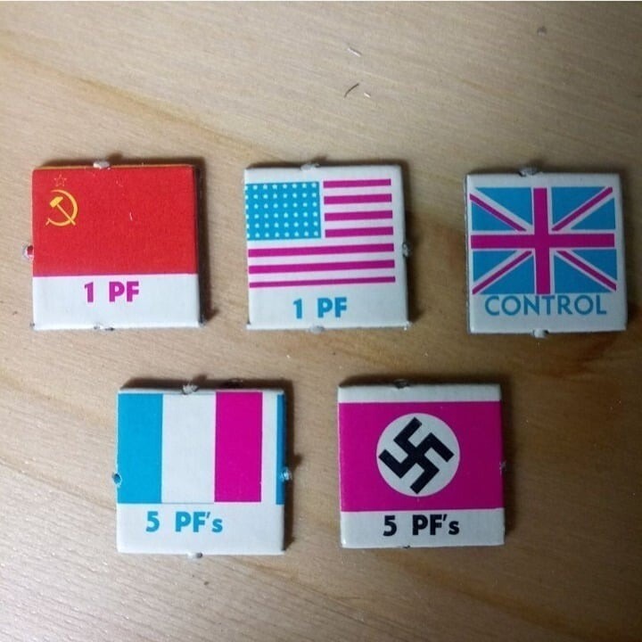 Origins of World War II Board Game Vintage Game of International Power Politics