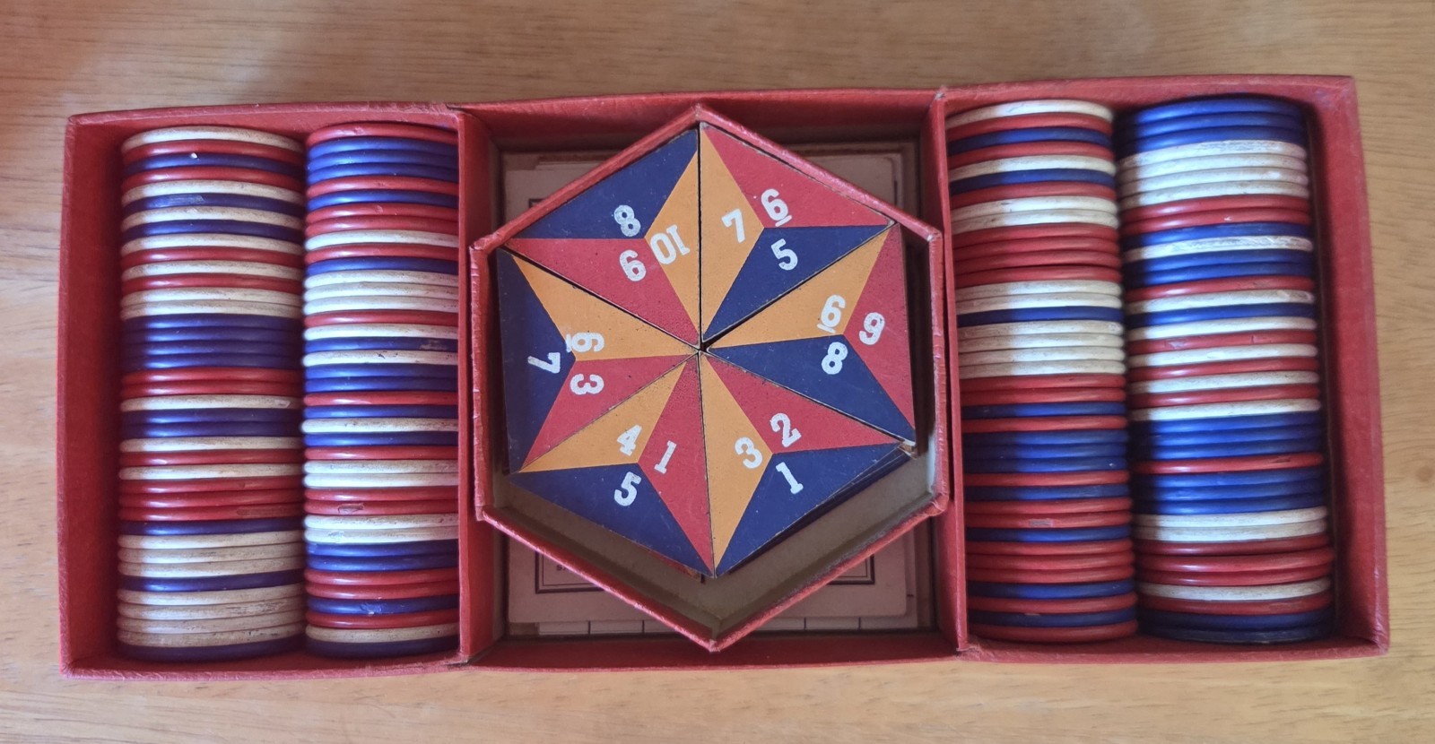 Vtg 1939 Parker Brothers Game of Contack -Complete with Instructions & Counters!
