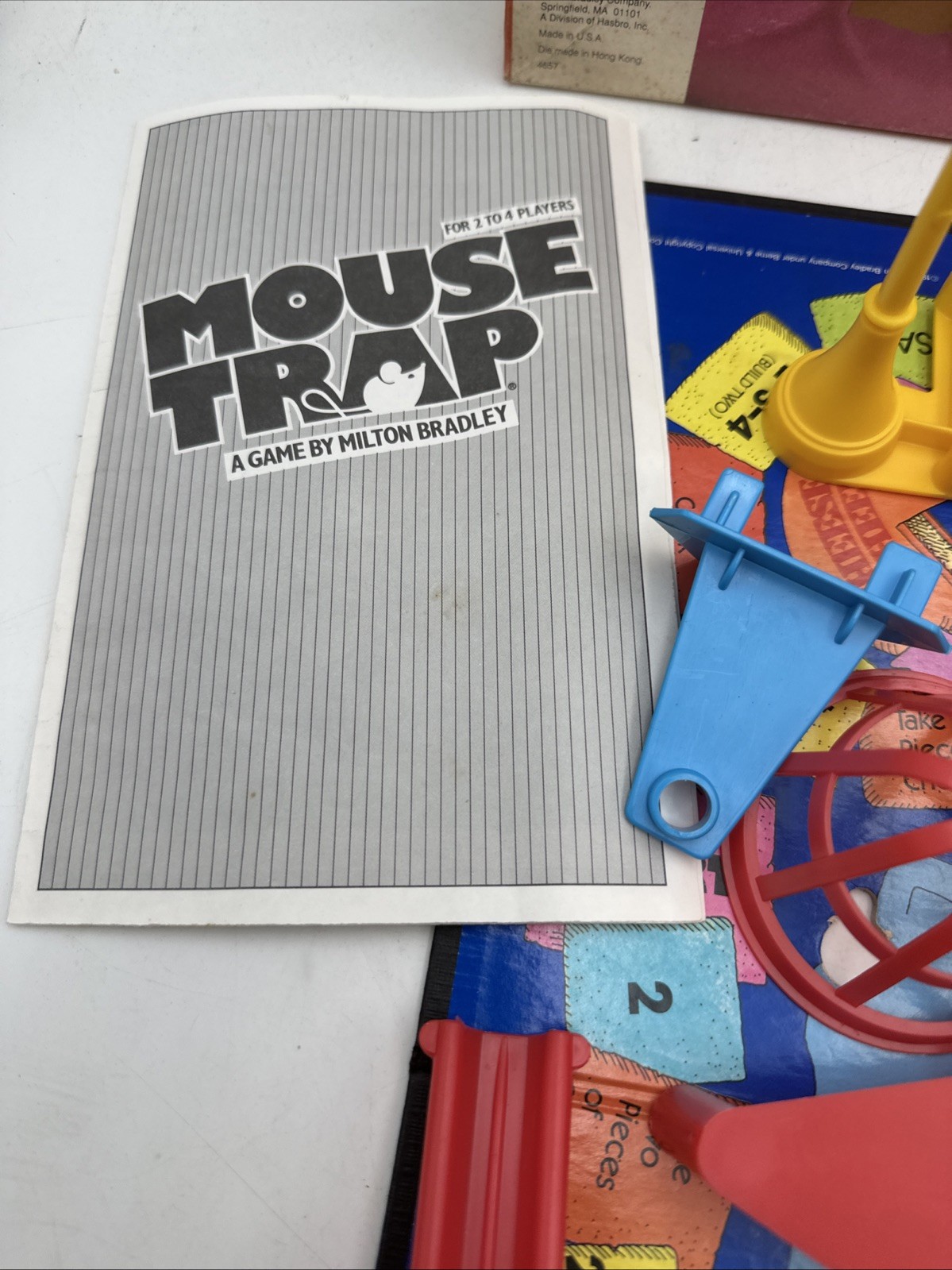 Vntg MOUSE TRAP Board Game by Milton Bradley 1986 Untested READ Description