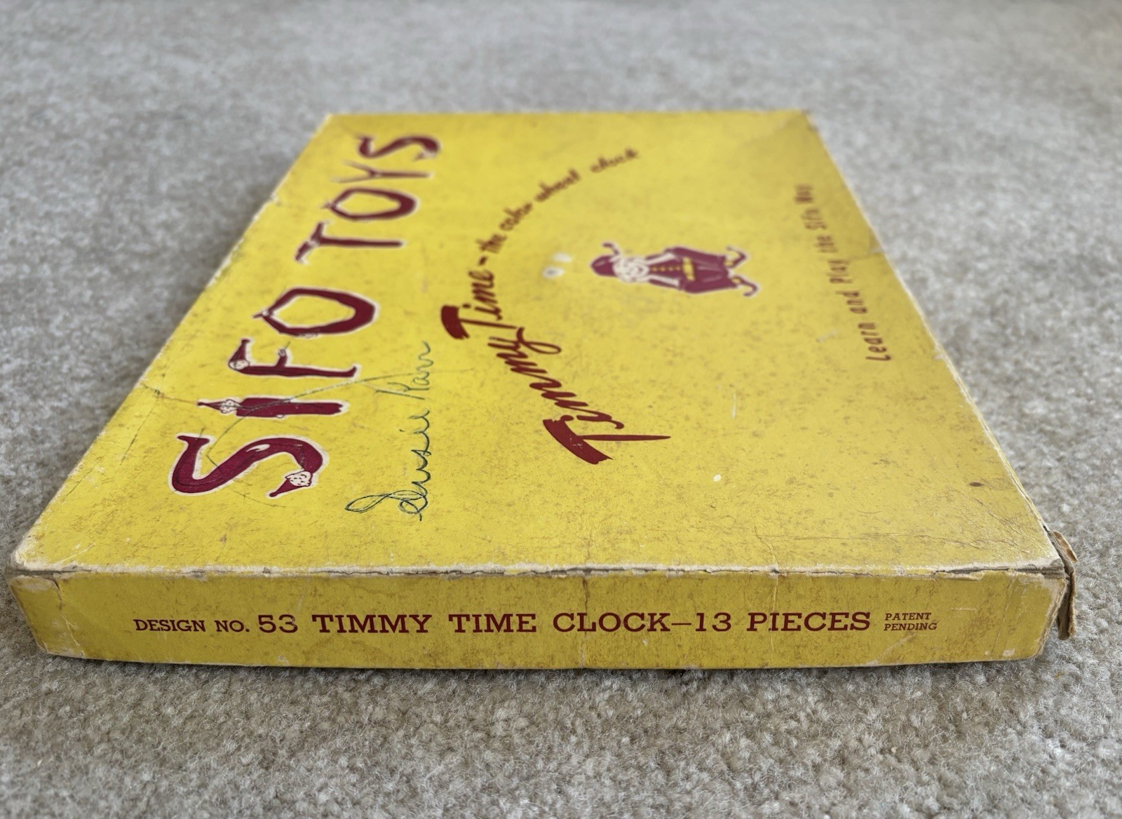 Sifo Toys Timmy Time Educational Time Game Color Wheel Clock, Design No. 53 13pc