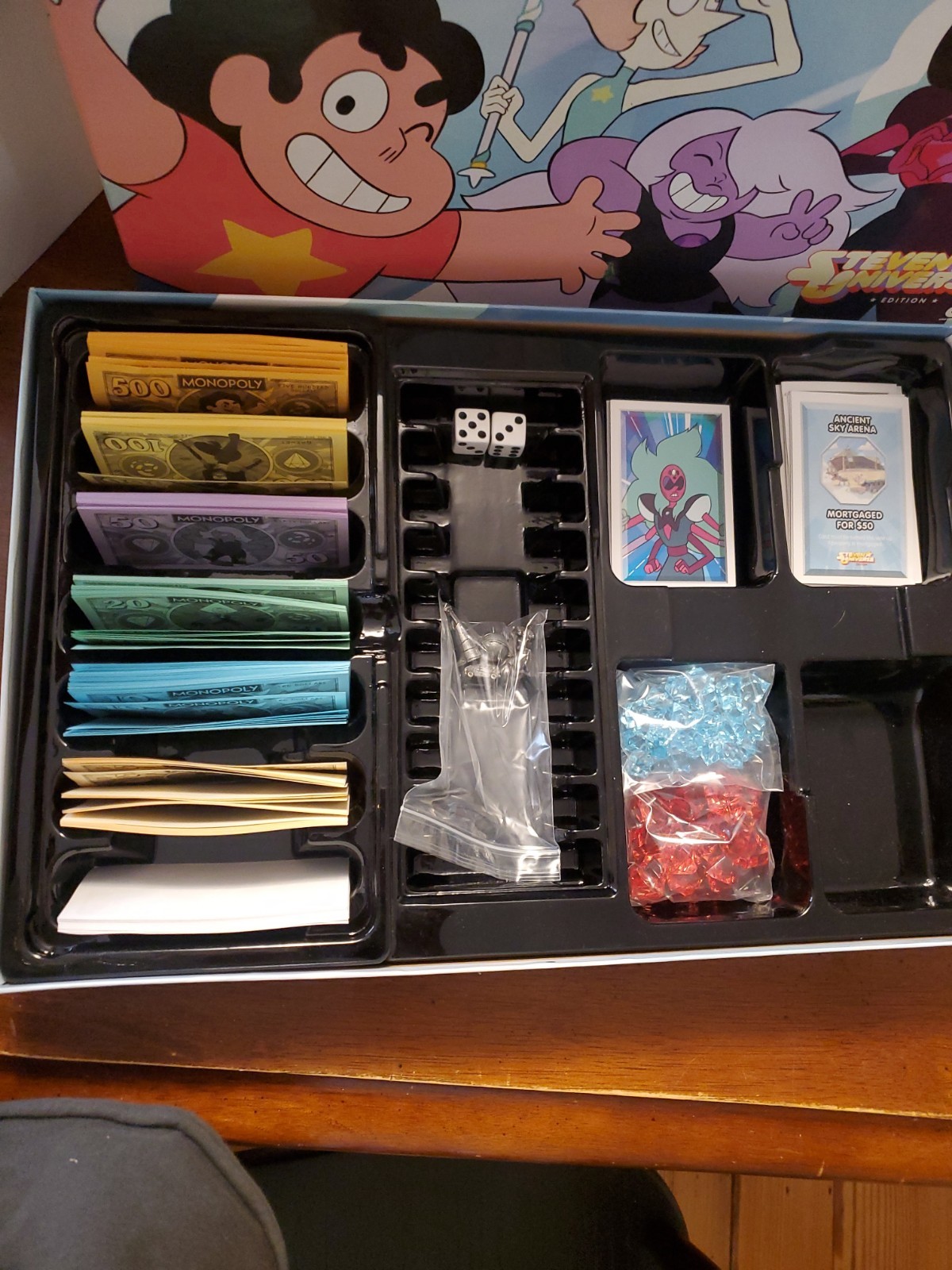 Steven Universe Monopoly Complete Cartoon Network Hasbro 2016 Used