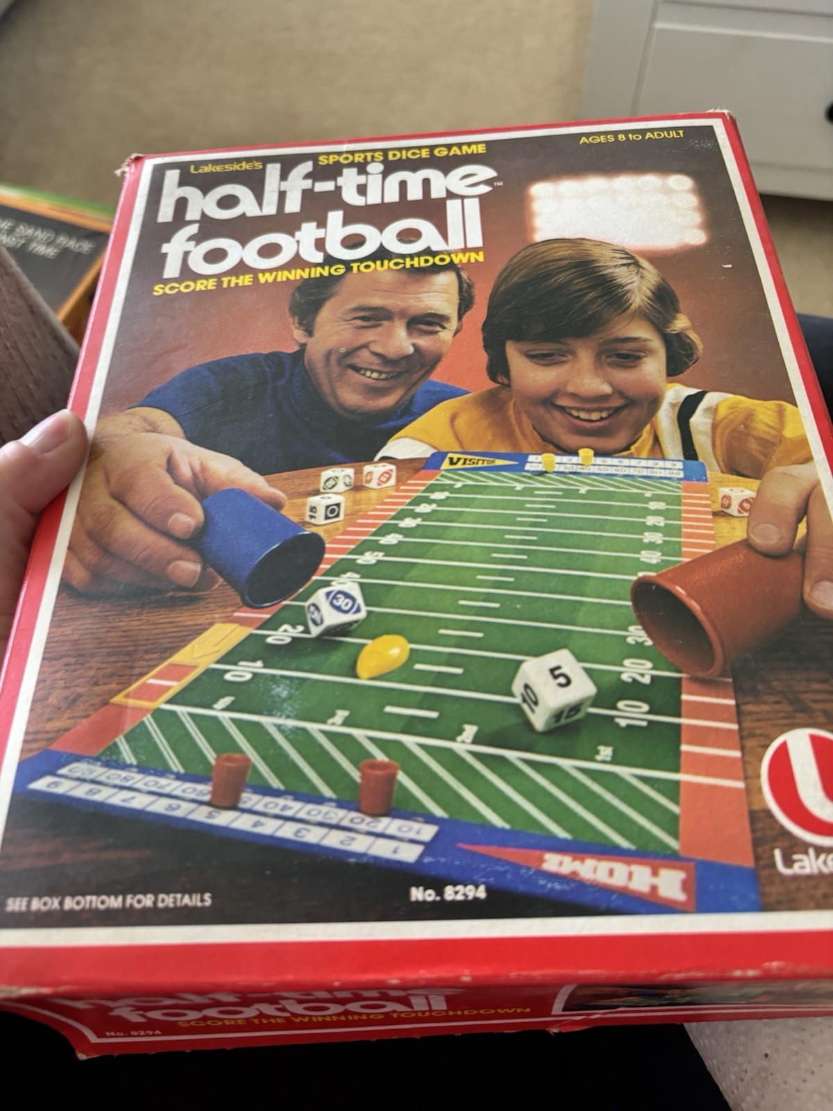 Vintage Half-Time Football Game – Lakside – Sports Dice Game