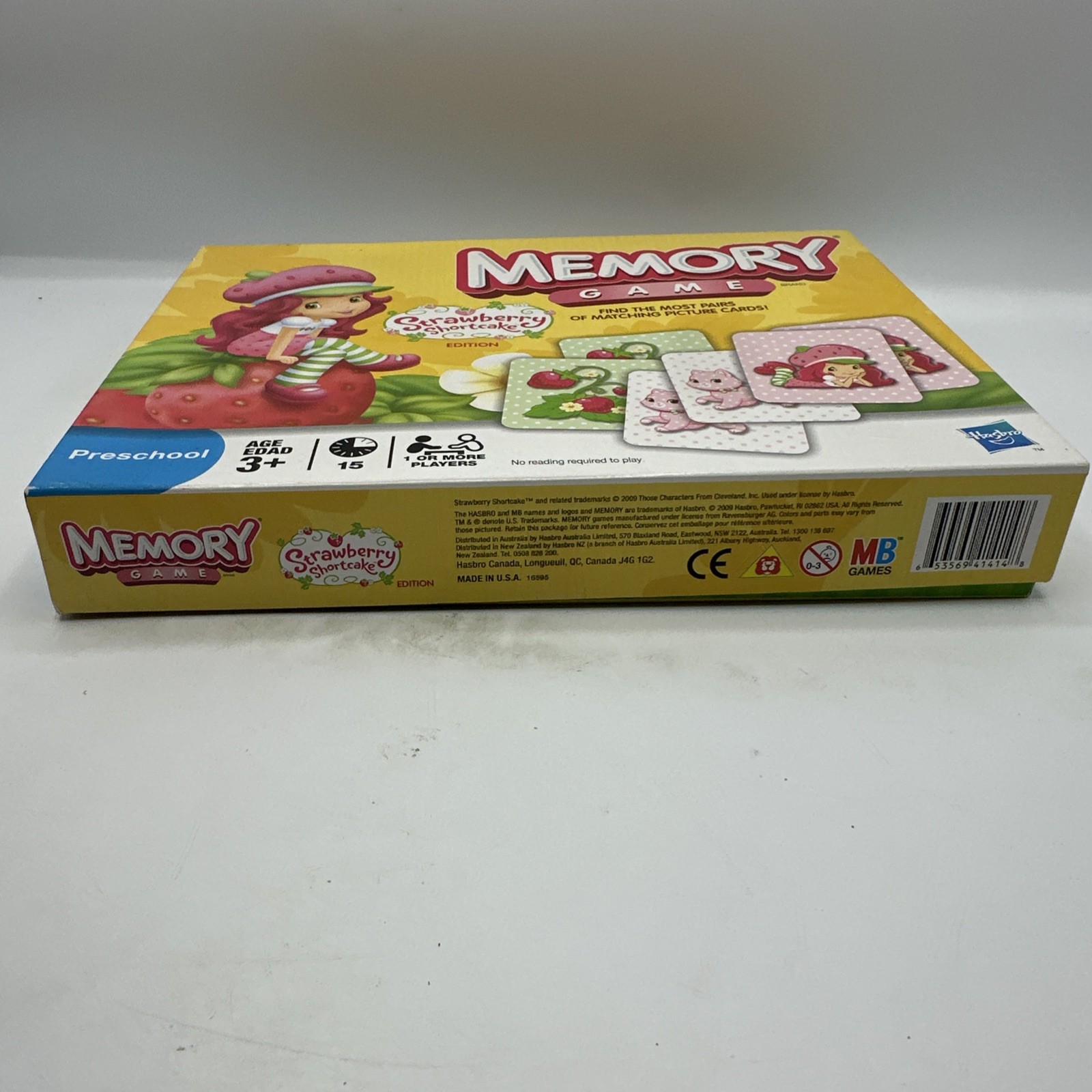 Strawberry Shortcake Edition Memory Game by Hasbro 2009-69 Of 72 Cards For Parts