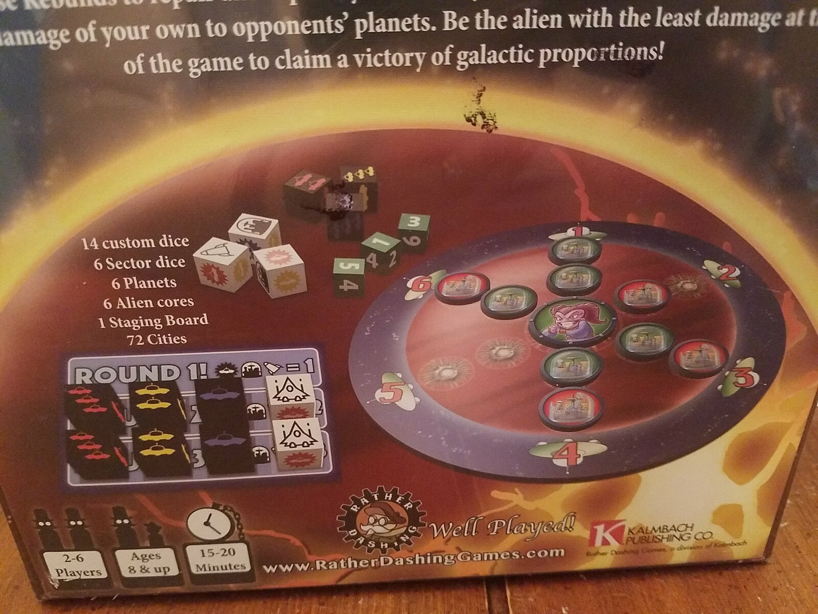 NEW WE COME IN PEACE INVASION OF THE ALIENS STRATEGIC GAME FOR 2-6 PLAYERS