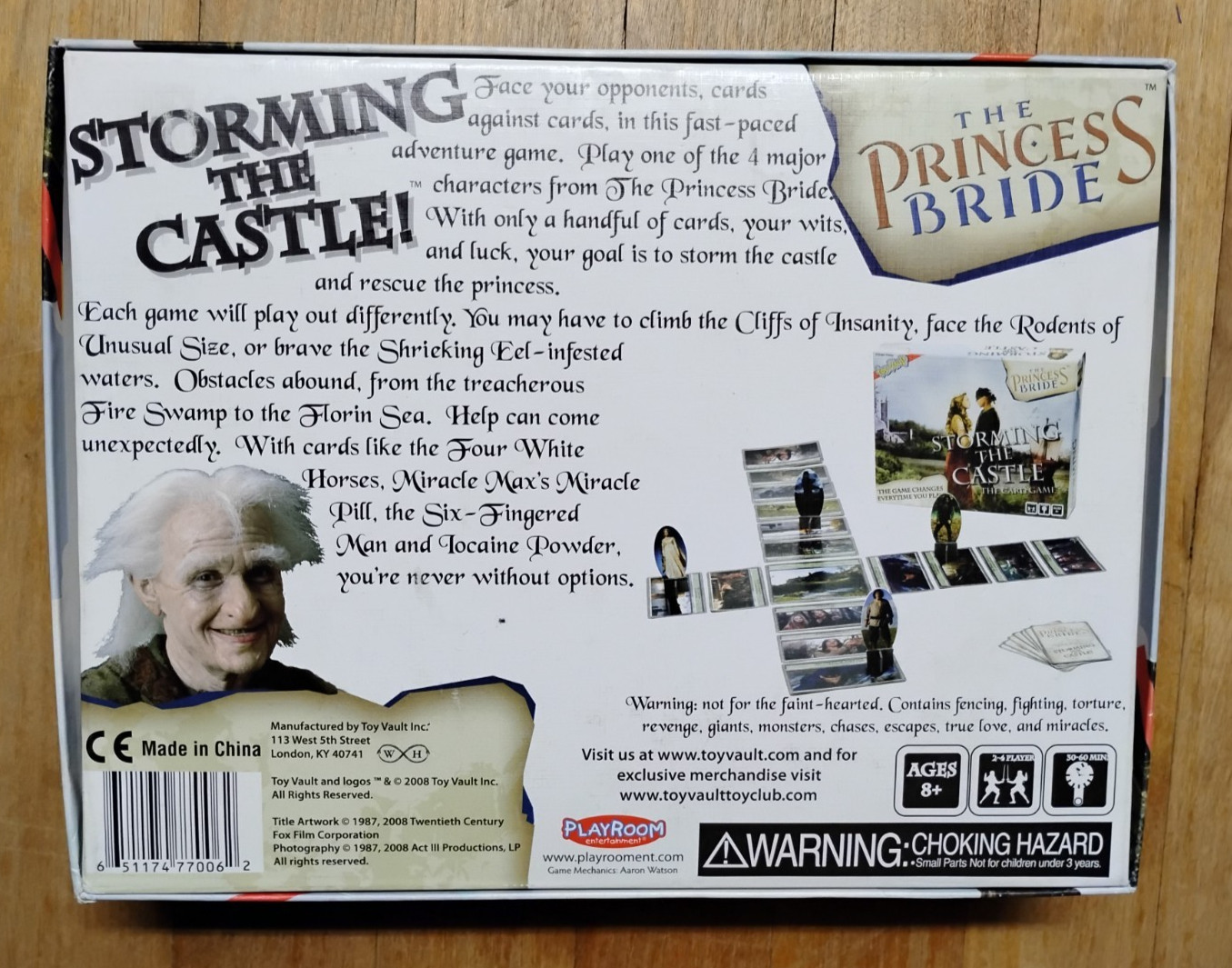 Princess Bride Storming The Castle Card Game Complete 2008 Toy Vault