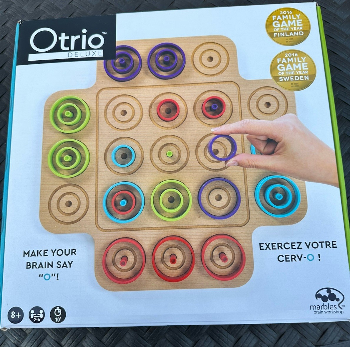 2022 Marbles Brain Workshop Otrio Deluxe Board Game (Complete) Excellent!