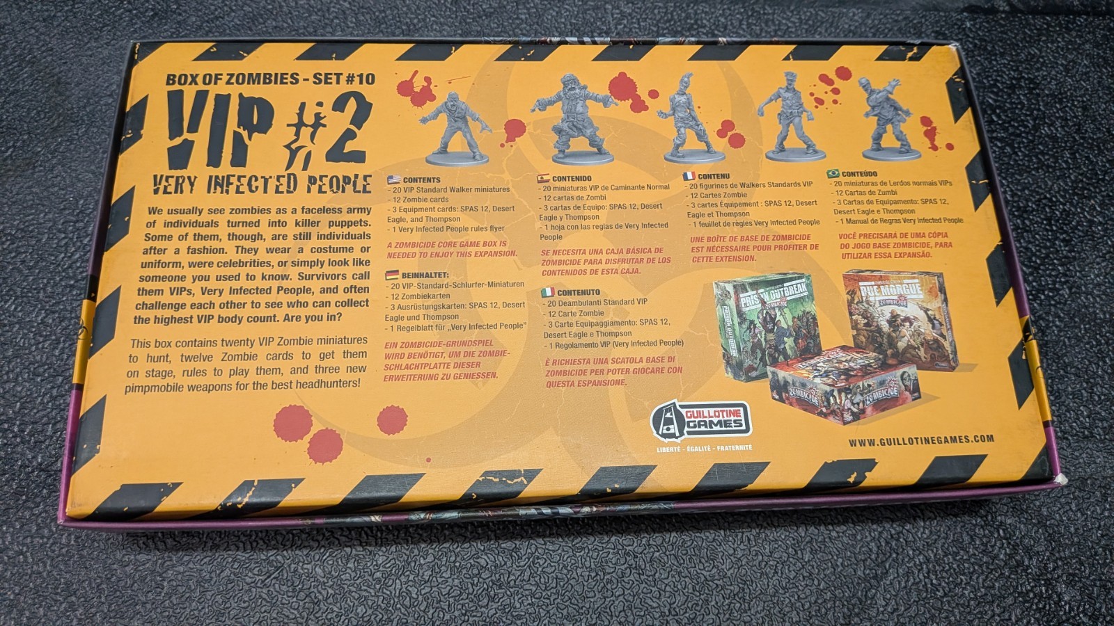 Zombicide: Box of Zombies Set 10 VIP #2 – Very Infected People CMON EUC