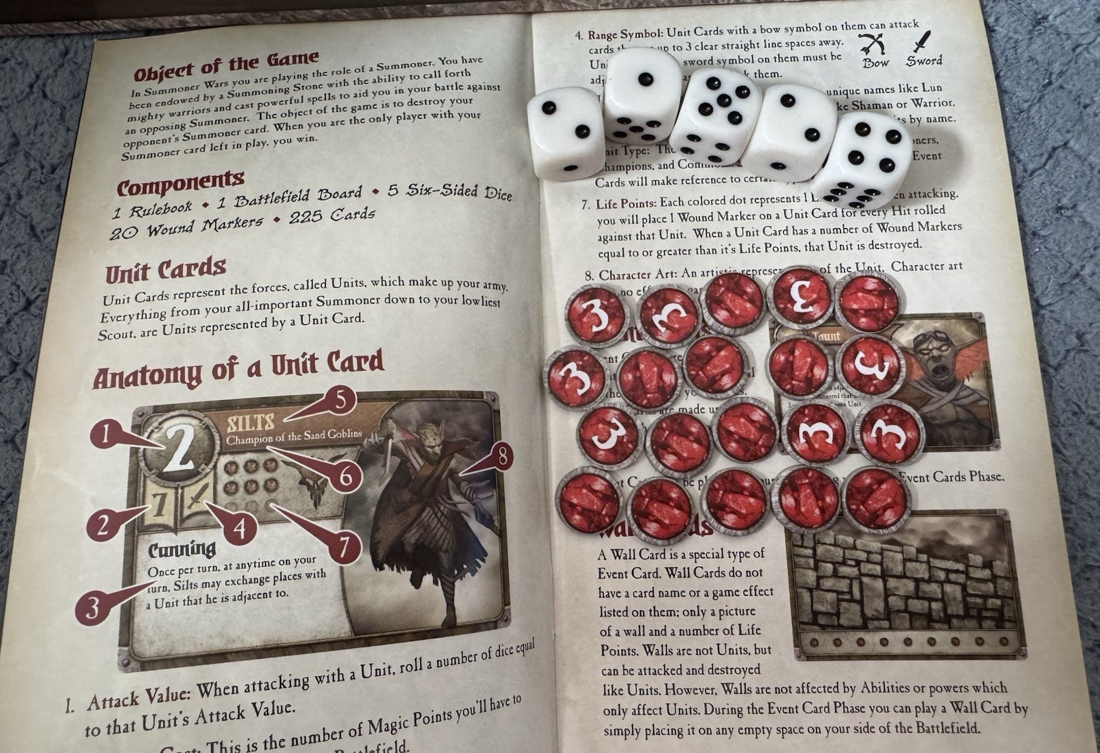 Summoner Wars 2011 Master Set V2.0 Board Game Plaid Hat CIB Complete in Box x6
