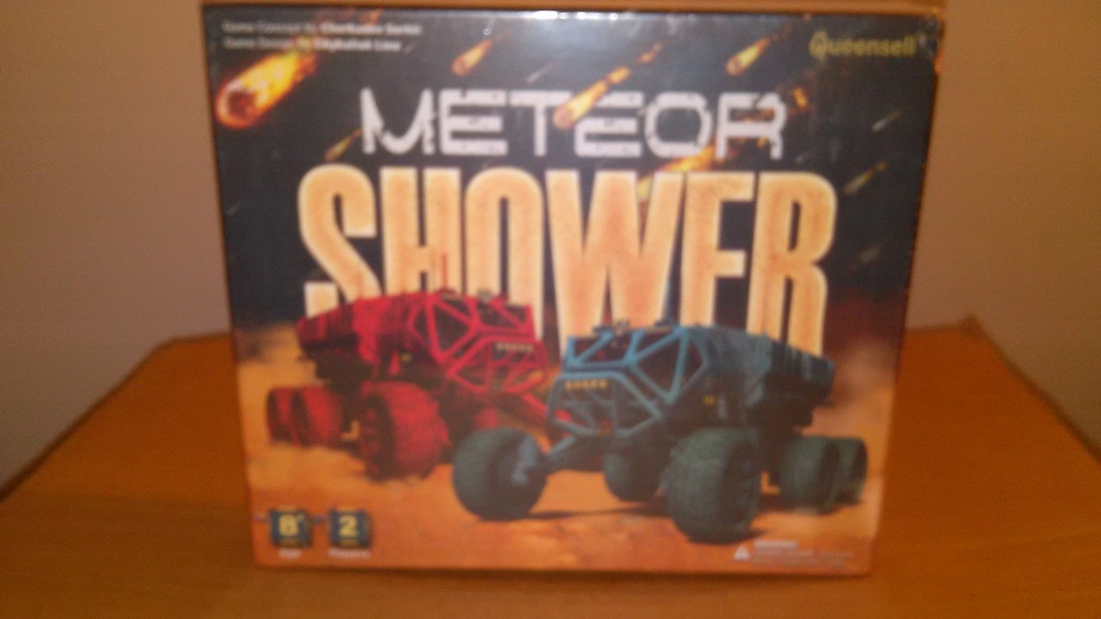 Queensell Meteor Shower – Board Game for Adults & Kids – Fast Strategy Game -NEW