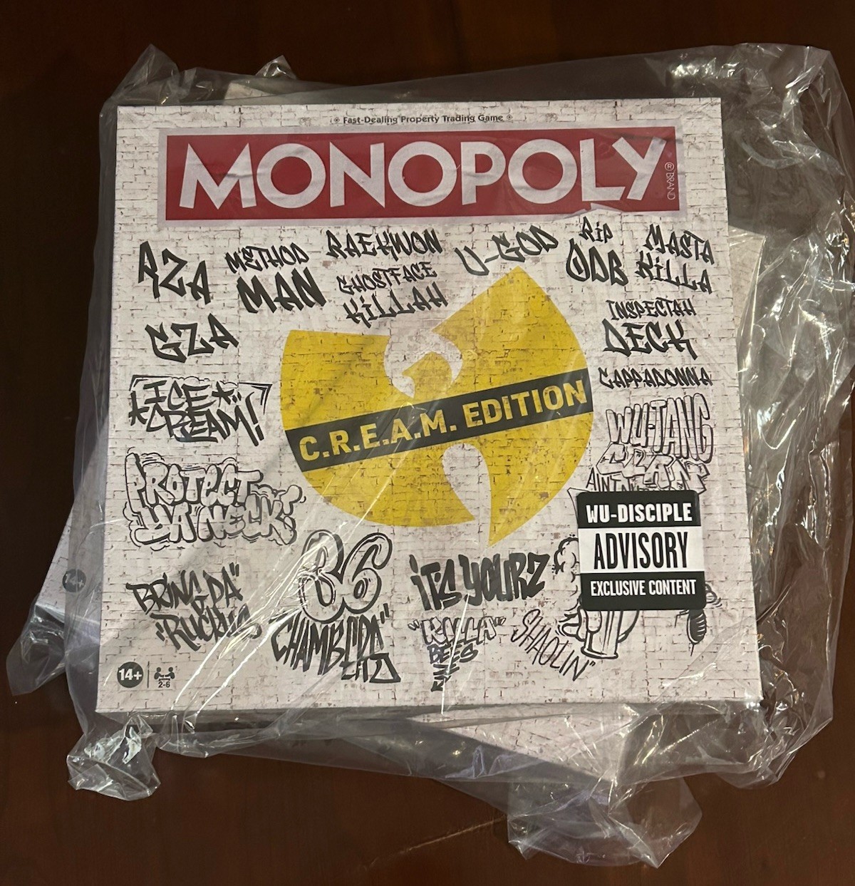 Sealed LIMITED EDITION Wu Tang Clan Official Monopoly Board Game | In Hand