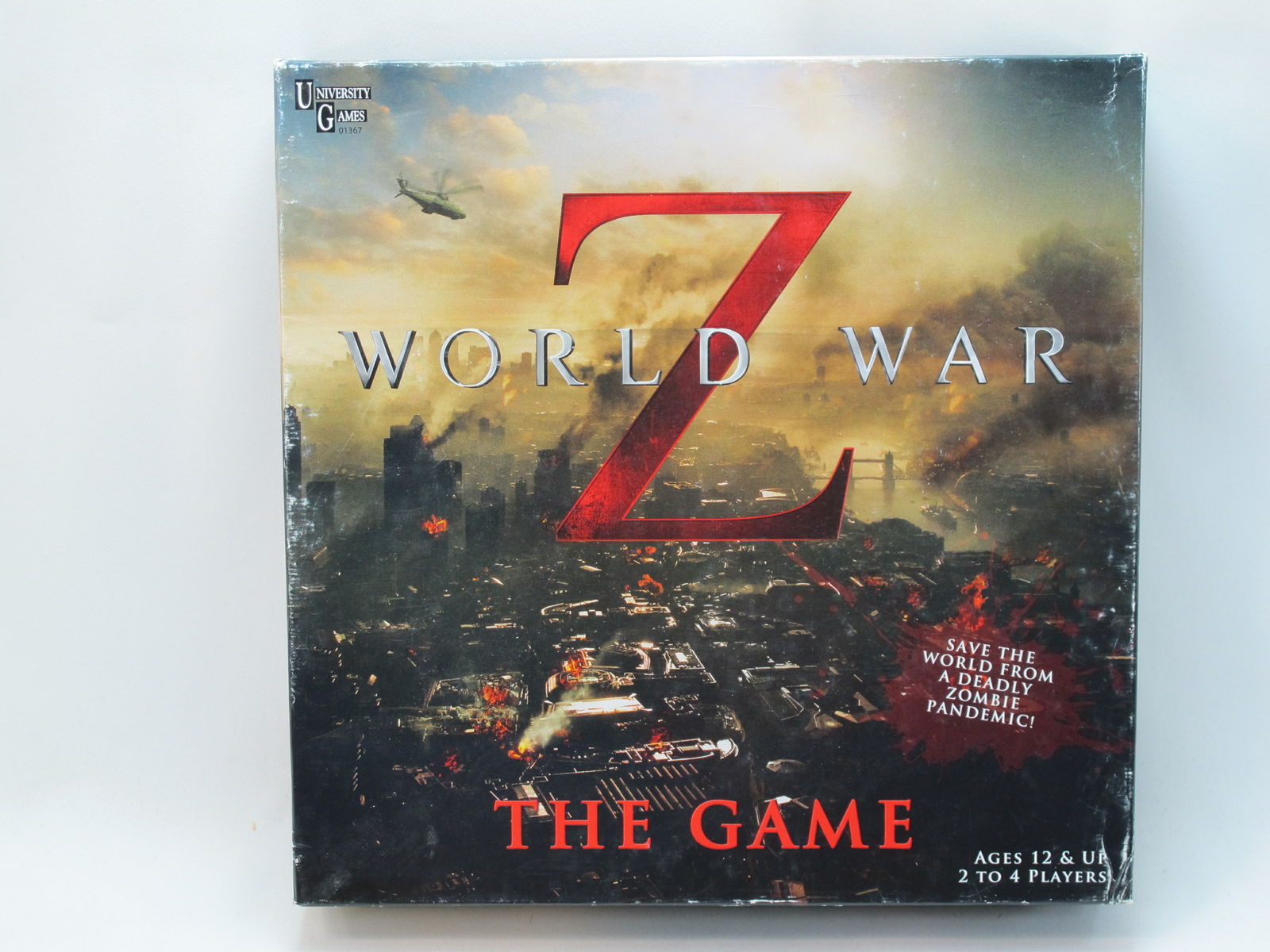 World War Z 2013 Board Game University Games Complete New Open Box