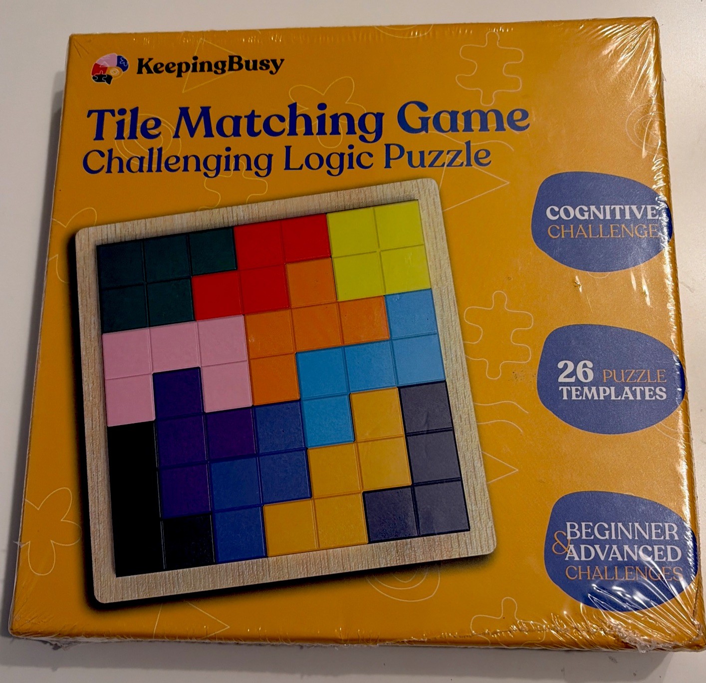 Tile Matching Game Challenging Logic Puzzle Adults Dementia & Alzheimers NEW