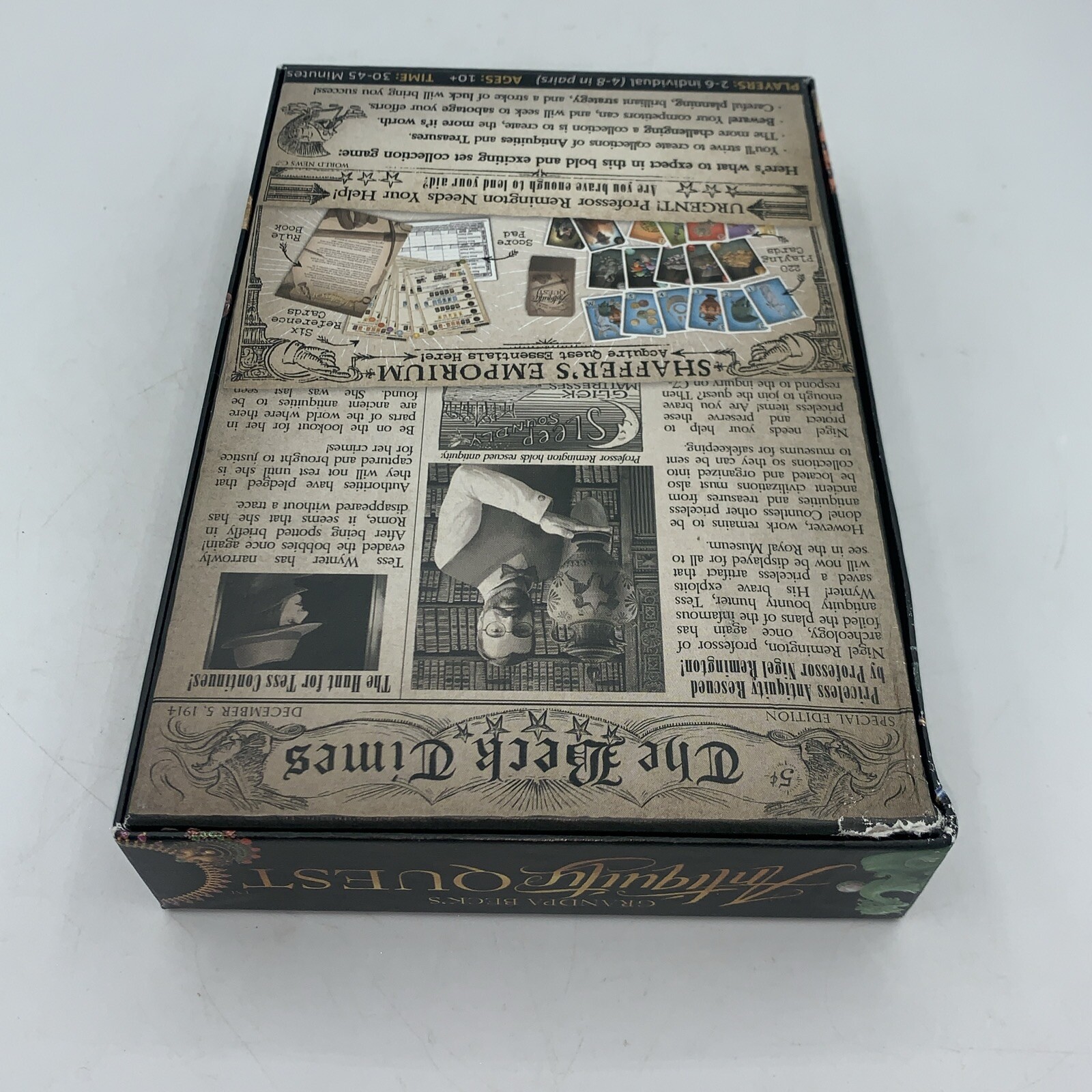 Antiquity Quest Grandpa Beck’s Games Cards Sealed “As Is”