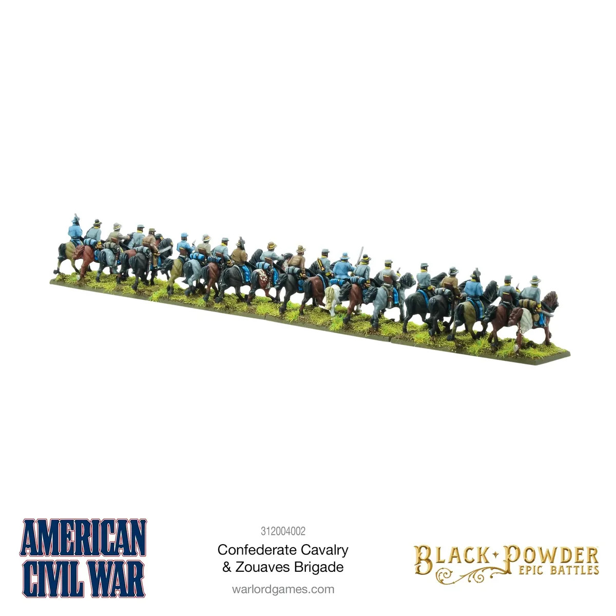 BP Epic Battles American Civil War Confederate Cavalry & Zouaves Brigade