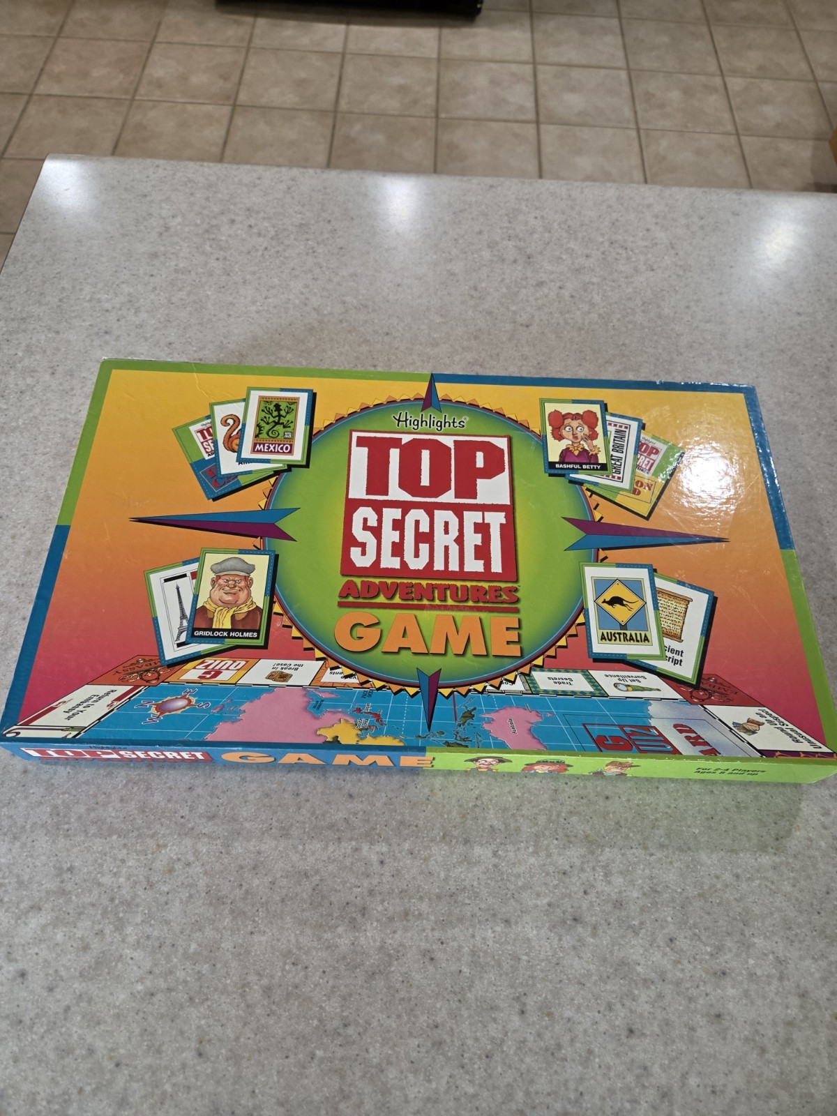 Top Secret Adventures Board Game Highlights 2005 Complete