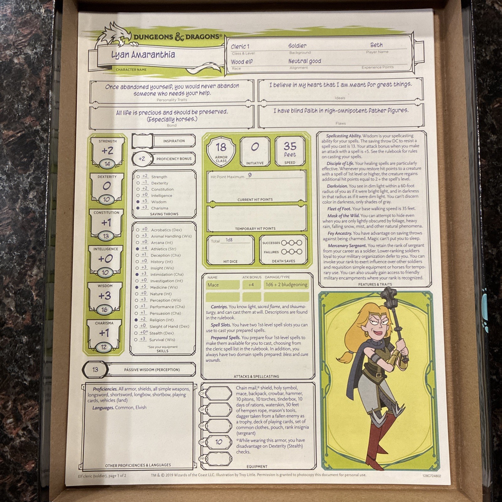 Dungeons And Dragons VS Rick And Morty D&D Tabletop Role Playing Game *No Dice