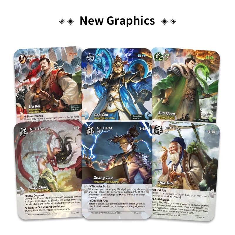 Yoka Games Wtk – War Card Board Game Sanguosha Guozhan