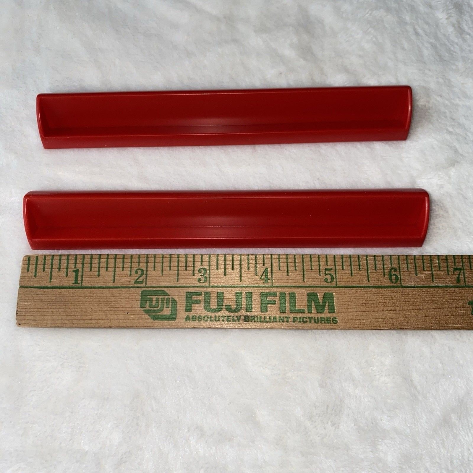 Scrabble Red Tile Racks Holders 2013 Set of 2 Hasbro Game Replacements Crafts