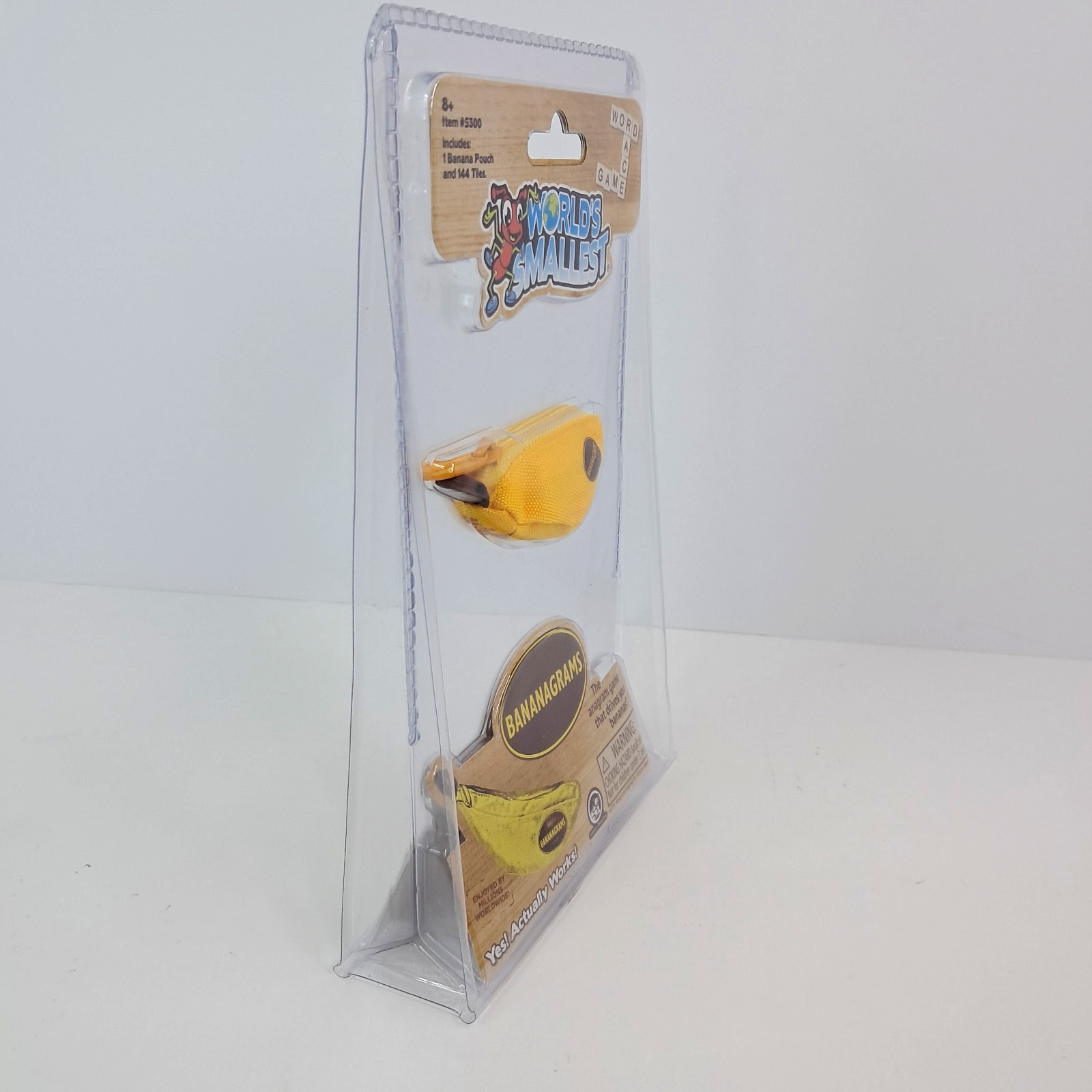 Worlds Smallest Bananagrams Family Word Game Mini Travel Size 1 Pouch 14 Tiles