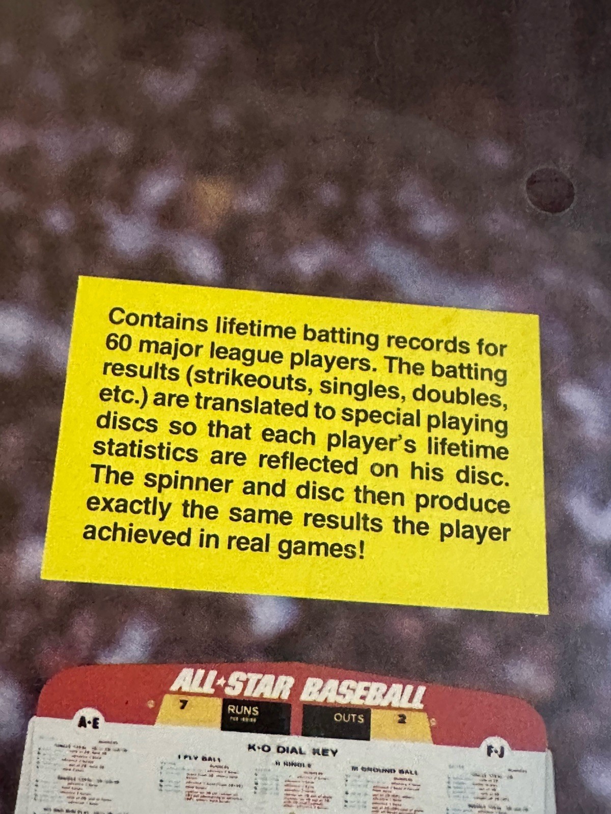 VTG Cadaco All-Star Baseball Game 1968 New Sealed MLB Board Game 1980s Release