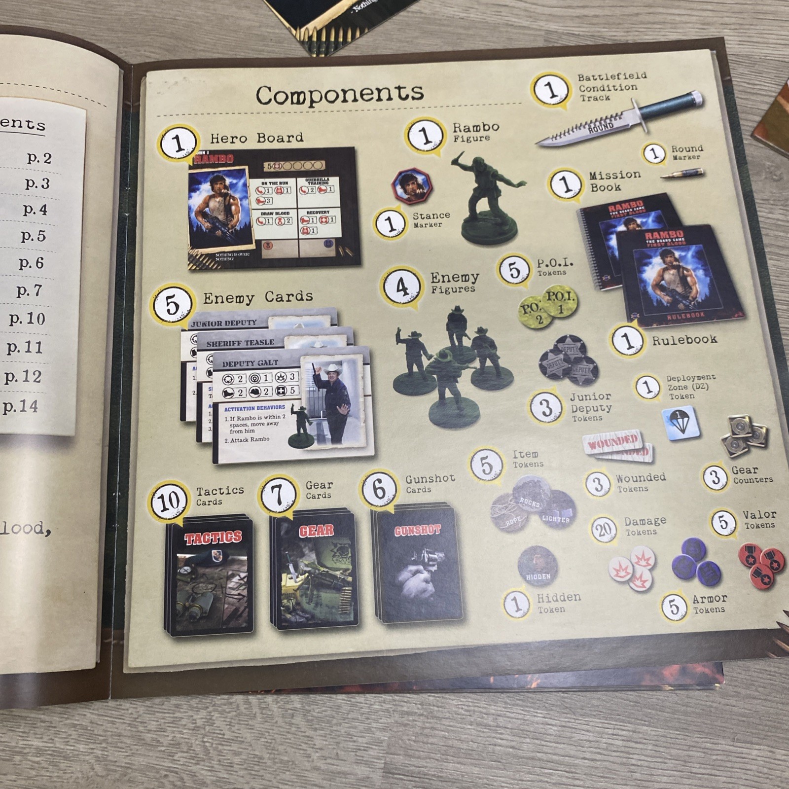 Everything Epic Board Game Rambo – The Board Game – First Blood Box EX/NM