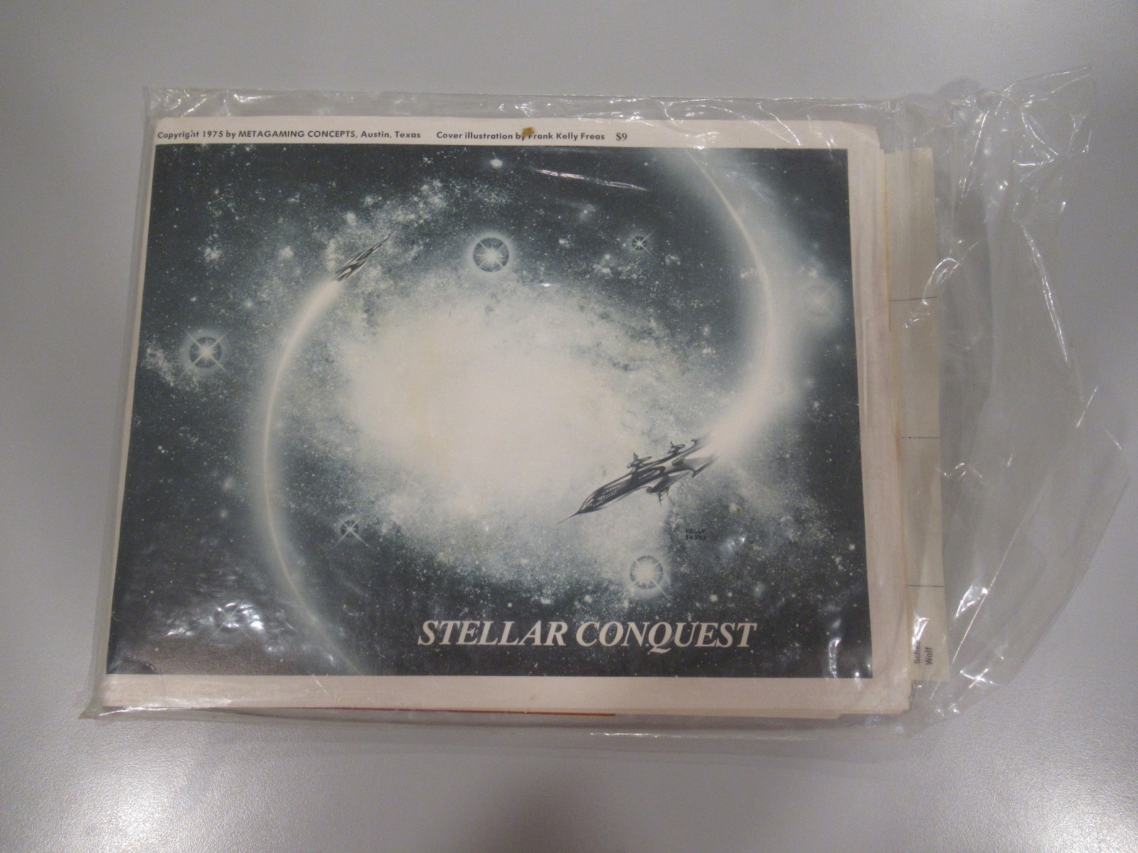 Stellar Conquest – Metagaming 1975 – UNPUNCHED Sci-Fi Board Game–Ziplock Bag Ed.