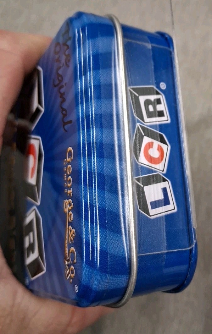 New Sealed LCR Left Center Right Dice Game in Tin