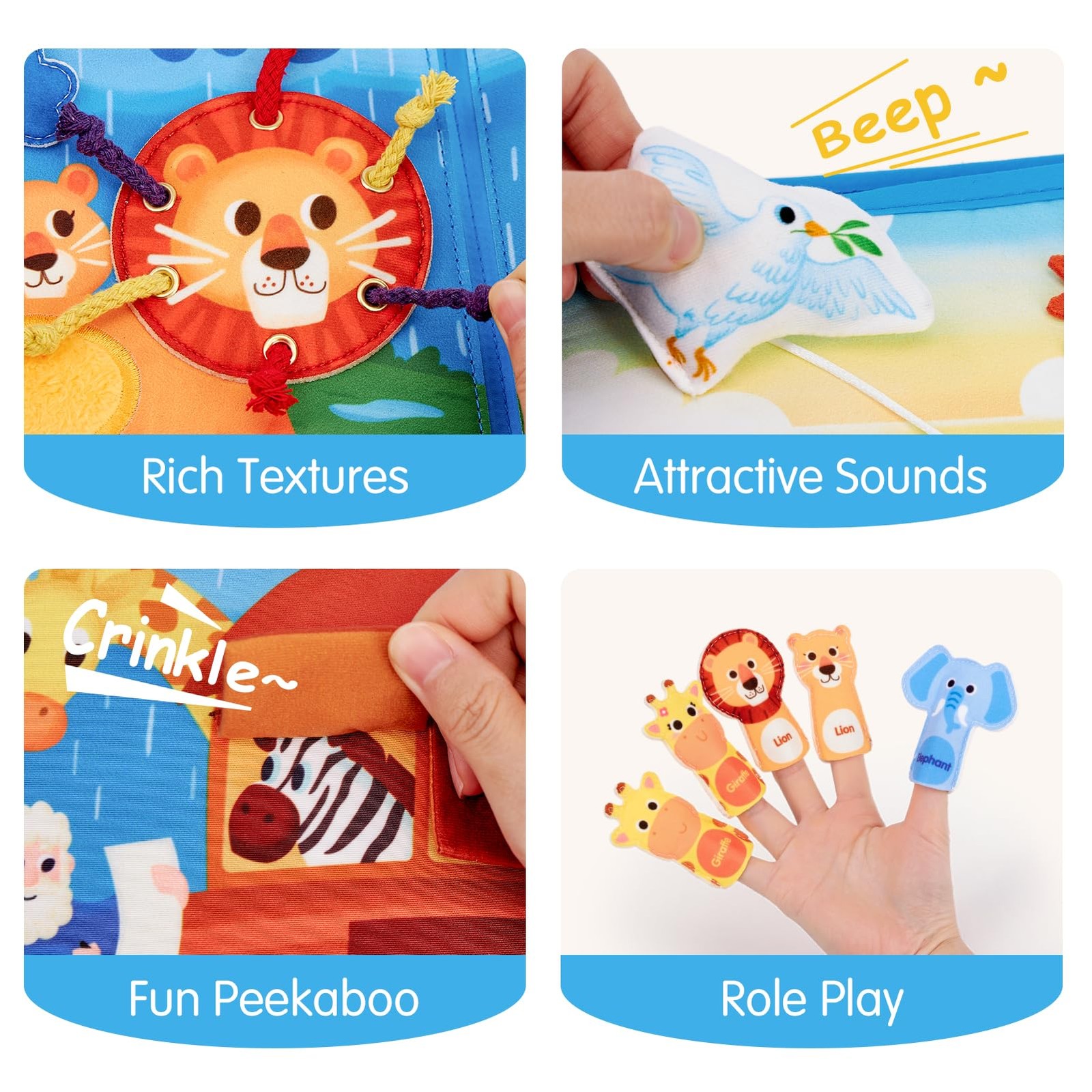 Keep Toddlers Engaged for Hours – Montessori Busy Book Noah s Ark