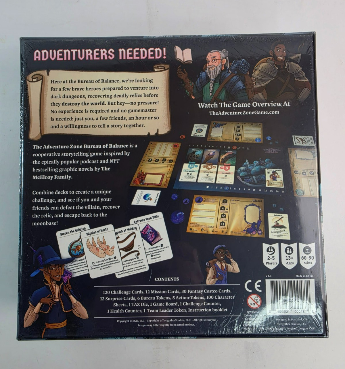 The Adventure Zone: Bureau of Balance Tabletop Game New Sealed BGH Twogether