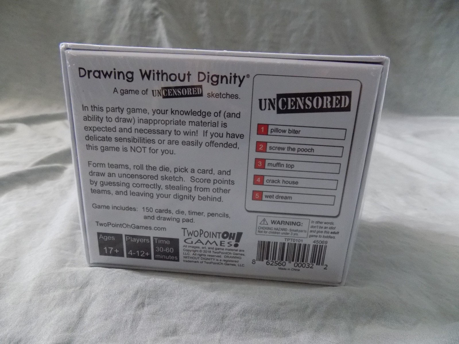 Drawing Without Dignity A Game of Uncensored Sketches Adult New Factory Sealed