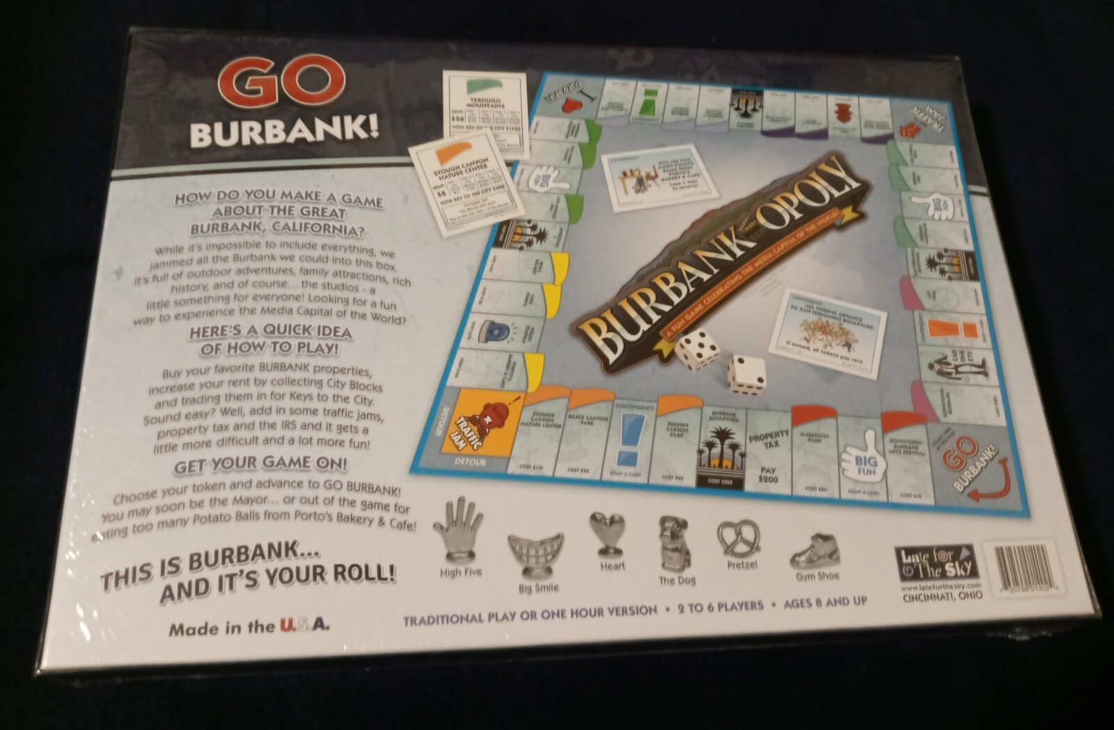 Burbank-opoly MONOLPOLY Late for the Sky brand