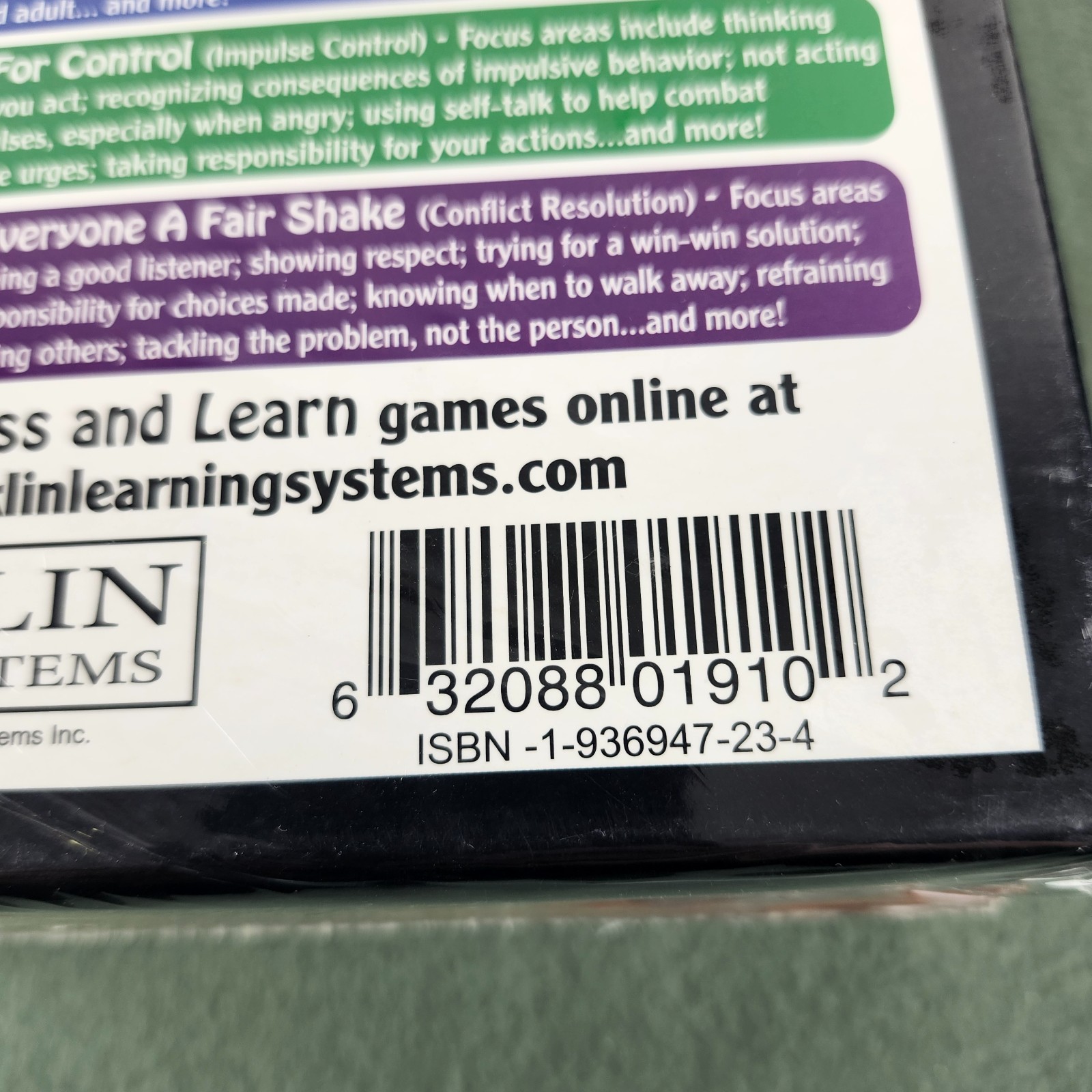 Roll and Resolve Problem Solving Toss and Learn Game Franklin Learning Systems