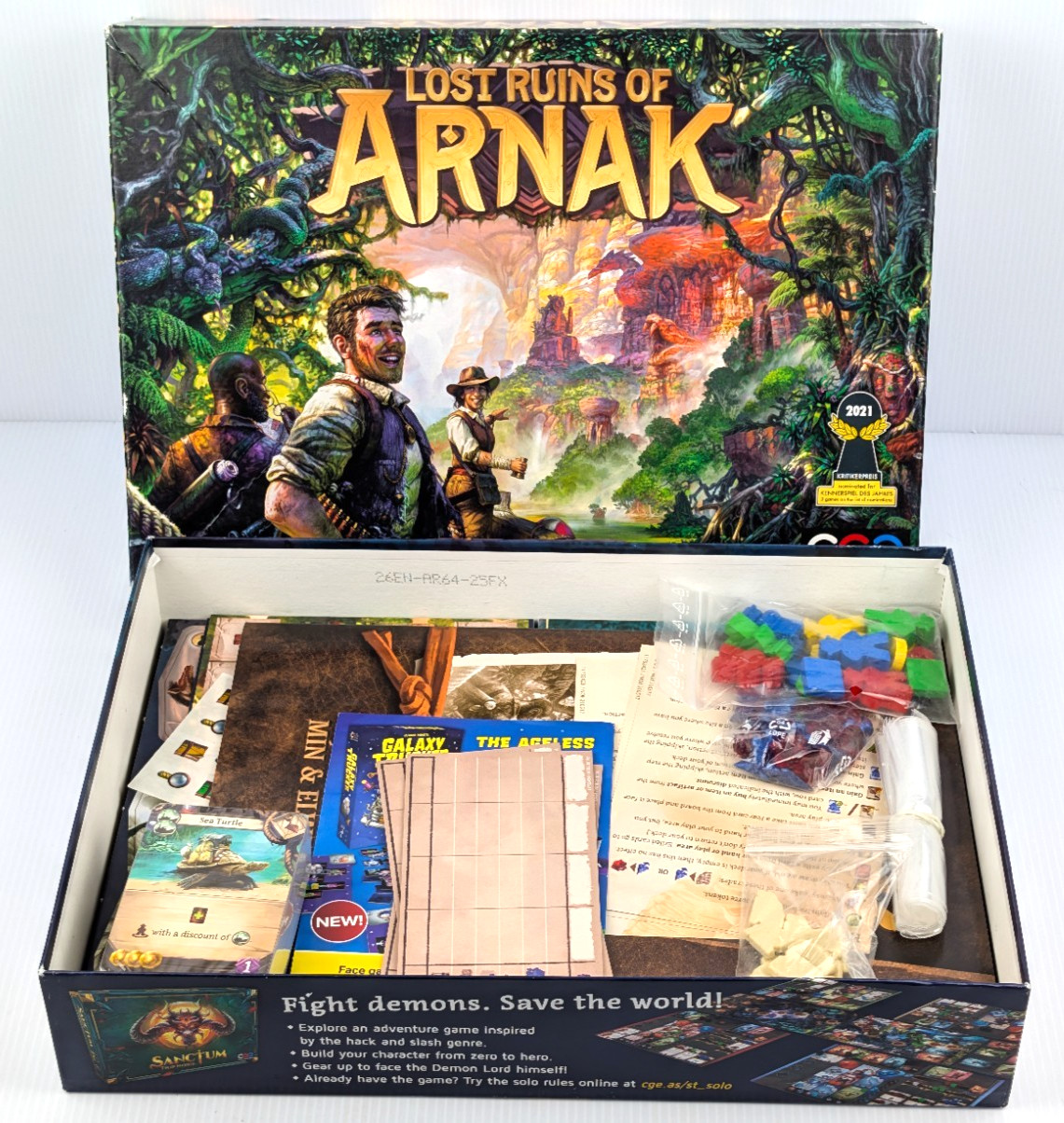 Lost Ruins of Arnak Board Game NEVER PLAYED 99% COMPLETE – Age 12+